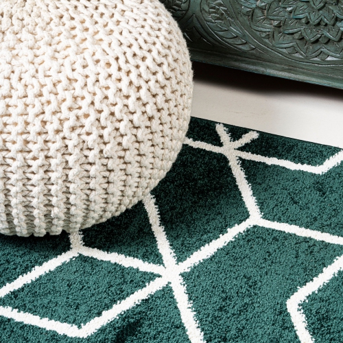 Tumbling Blocks Modern Geometric Area Rug