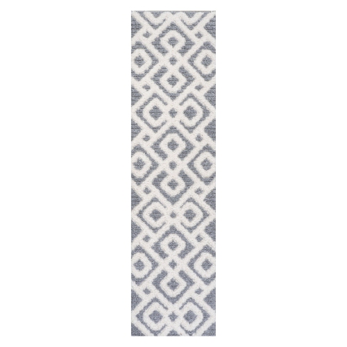 JONATHAN Y  Astrid Retro Trellis High-Low Area Rug