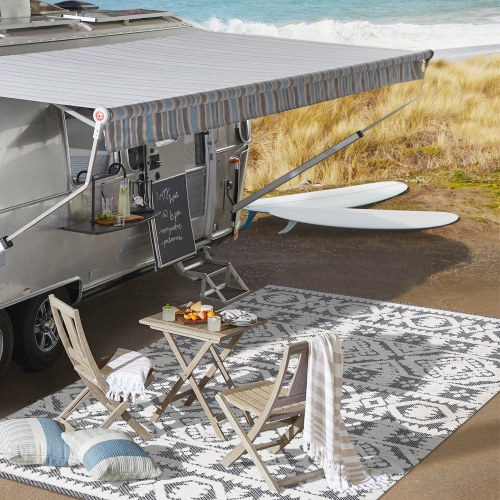 Citta High-Low Pile Mediterranean Tile Area Rug