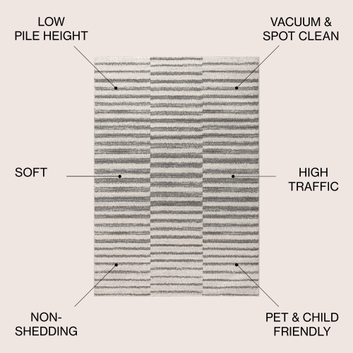 Lyla Offset Stripe Area Rug