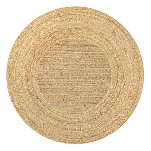 Harmony Boho Jute Circle Area Rug