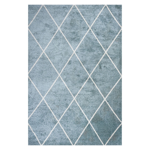 Cole Minimalist Diamond Trellis Area Rug