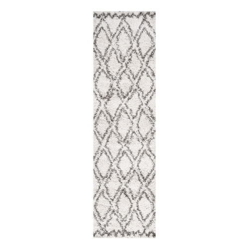 Soller Diamond Trellis Shag Area Rug