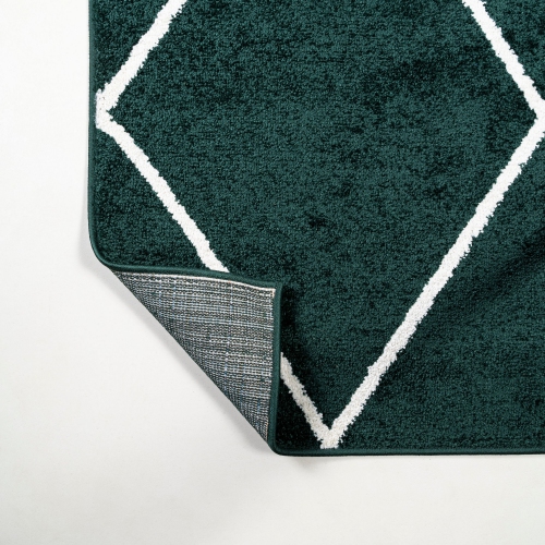 Cole Minimalist Diamond Trellis Area Rug