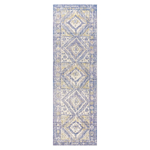 Darija Ornate Geometric Medallion Area Rug