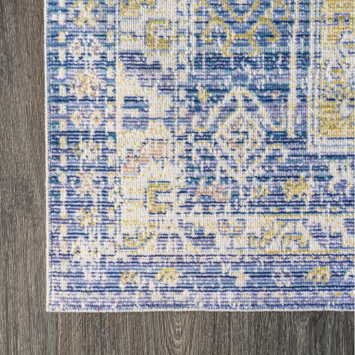 Darija Ornate Geometric Medallion Area Rug