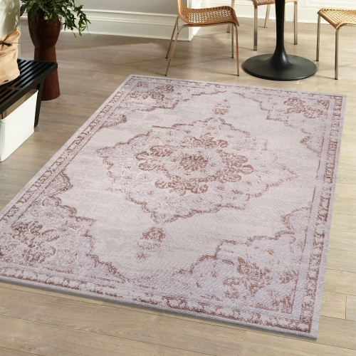 Alhambra Ornate Medallion Modern Area Rug
