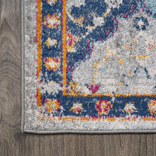 Kirman Bohemian Medallion Area Rug