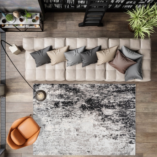 Carpette moderne Storm abstraite