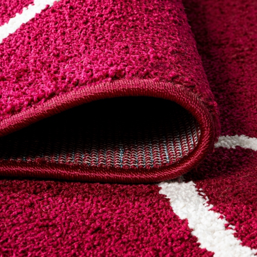 Tapis avec treillis à losanges de Cole Minimalist