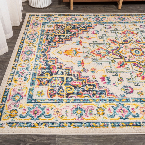 Brooklyn Geometric Medallion Area Rug