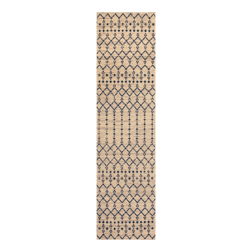 JONATHAN Y  Ourika Moroccan Geometric Textured Weave Indoor/outdoor Runner Rug
