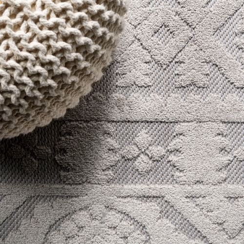 Citta High-Low Pile Mediterranean Tile Area Rug