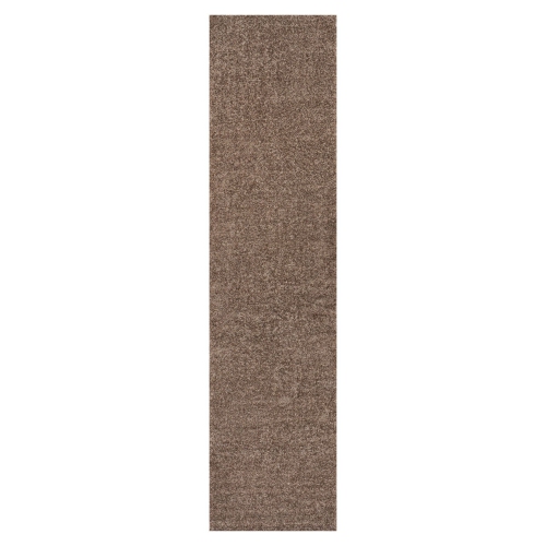 JONATHAN Y  Haze Solid Low Pile Area Rug In Brown