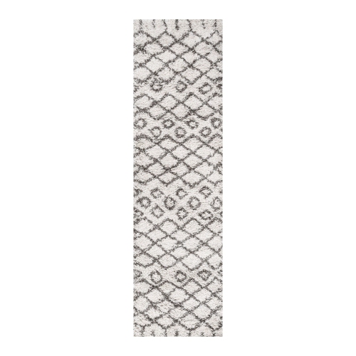 Algaida Moroccan Diamond Shag Area Rug