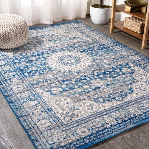 Scala Ornate Bohemian Medallion Area Rug