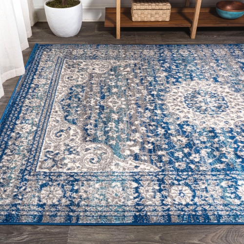 Scala Ornate Bohemian Medallion Area Rug