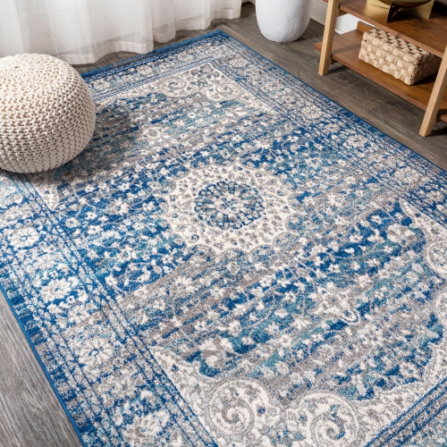 Scala Ornate Bohemian Medallion Area Rug
