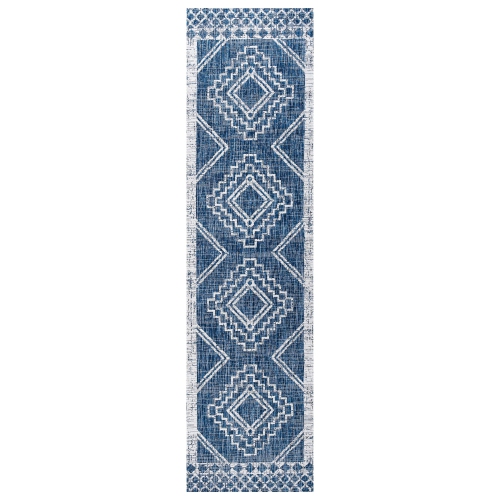 Marokko Diamond Tribal Medallion Indoor/Outdoor Area Rug