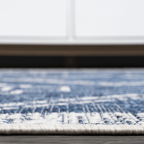 Marokko Diamond Tribal Medallion Indoor/Outdoor Area Rug