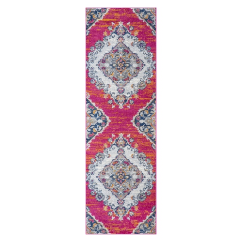 JONATHAN Y  Bright Bohemian Flair Boho Vintage Medallion Area Rug