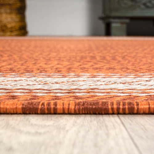 Lucia Classic Diamond Border Indoor/Outdoor Area Rug