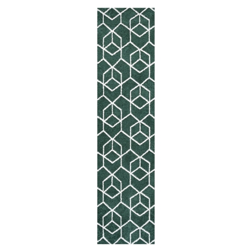 JONATHAN Y  Tumbling Blocks Modern Geometric Area Rug