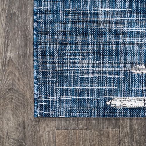 Tapis d'intérieur/d'extérieur à rayures géométriques Zolak Berber