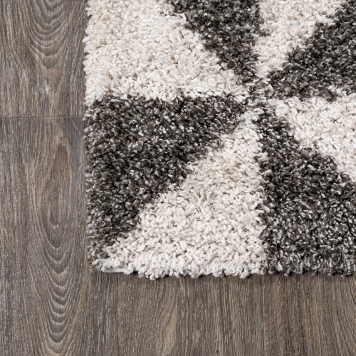 Alcudia Geometric Shag Area Rug