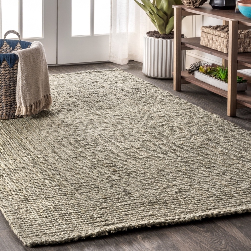 Pata Hand Woven Chunky Jute Area Rug