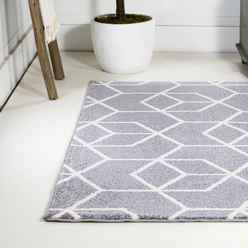 Tapis moderne à motif géométrique culbutant