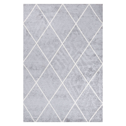 JONATHAN Y  Cole Minimalist Diamond Trellis Area Rug