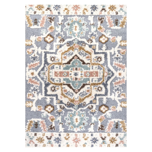 JONATHAN Y  Aziza Persian Medallion High-Low Area Rug
