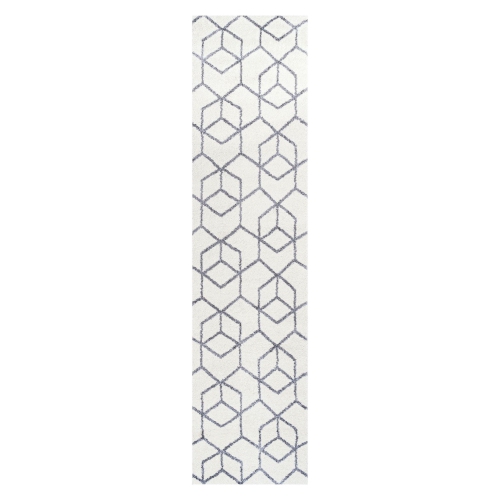 JONATHAN Y  Tumbling Blocks Modern Geometric Area Rug
