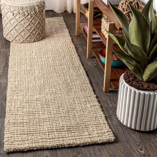 Hiro Hand Woven Chunky Jute Area Rug