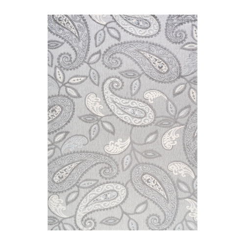 Tapis haut/bas à motif cachemire Julien pour l'intérieur et l'extérieur