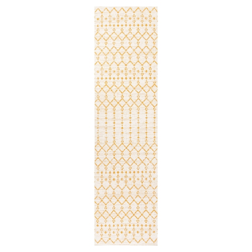 JONATHAN Y  Ourika Moroccan Geometric Textured Weave Indoor/outdoor Runner Rug