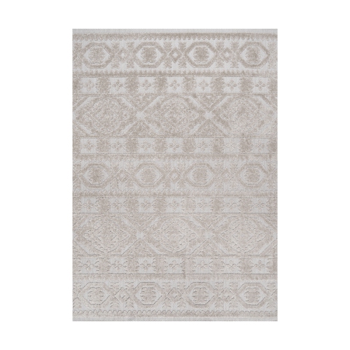 Citta High-Low Pile Mediterranean Tile Area Rug