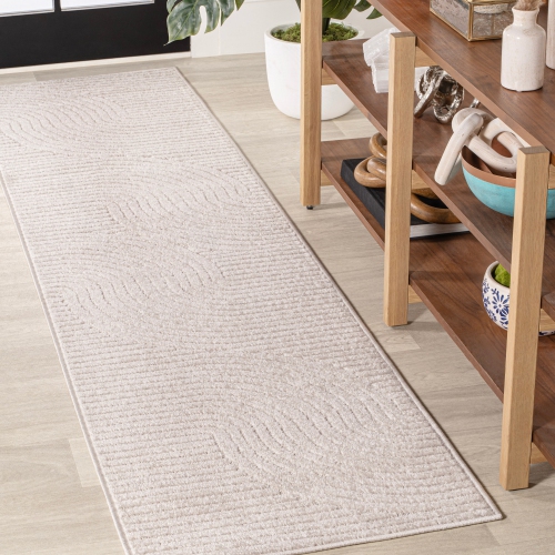 Skagen Minimalist Curve Geometric Area Rug