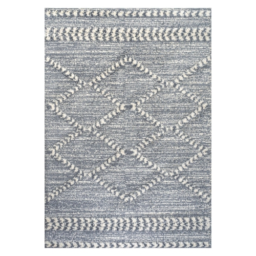 Tapis surbaissé motif treillis marocain Sofie