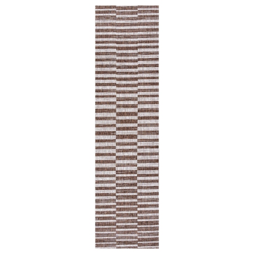 Sukie Modern Offset Stripe Indoor/Outdoor Area Rug
