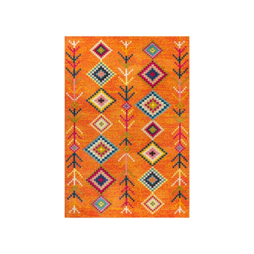 JONATHAN Y  Tribal Love Geometric Area Rug
