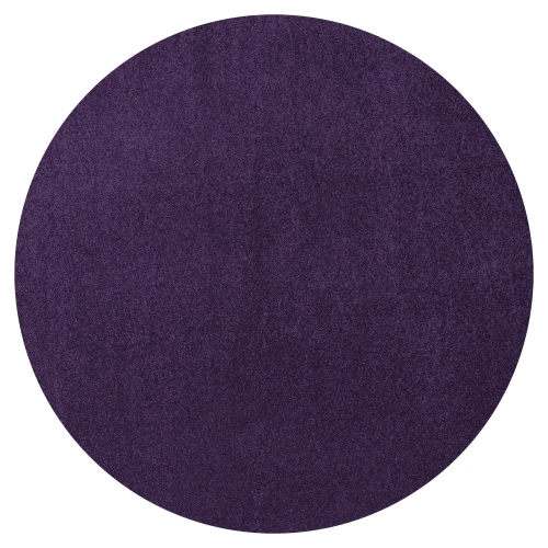 JONATHAN Y  Haze Solid Low Pile Area Rug In Purple