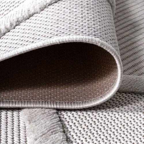 Tapis d'intérieur/d'extérieur en treillis à motif de losanges Salines