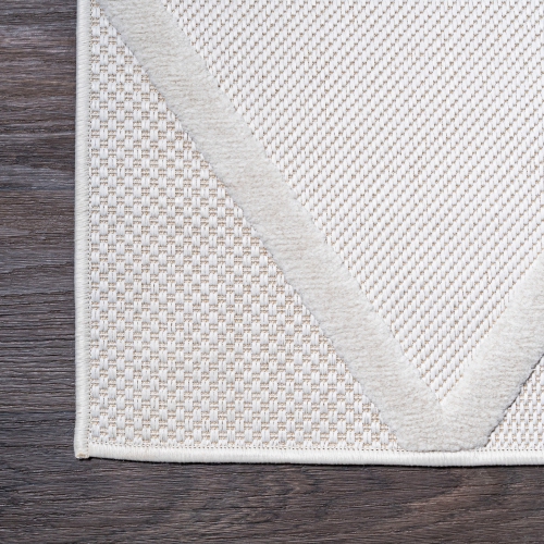 Tapis d'intérieur/d'extérieur en treillis à motif de losanges Salines