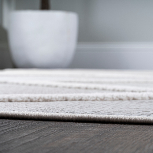 Tapis d'intérieur/d'extérieur en treillis à motif de losanges Salines