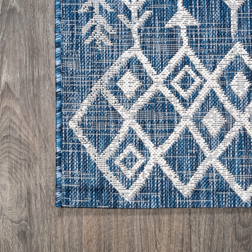 Tapis à motif géométrique intérieur/extérieur Tokay Bohemian