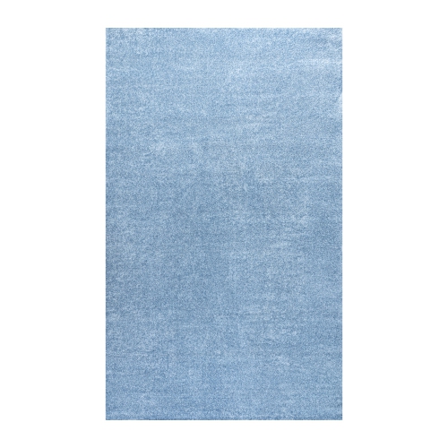 JONATHAN Y  Haze Solid Low Pile Area Rug Classic In Blue