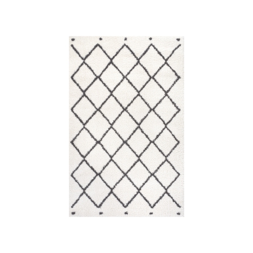 Cami Moroccan Style Diamond Shag Area Rug