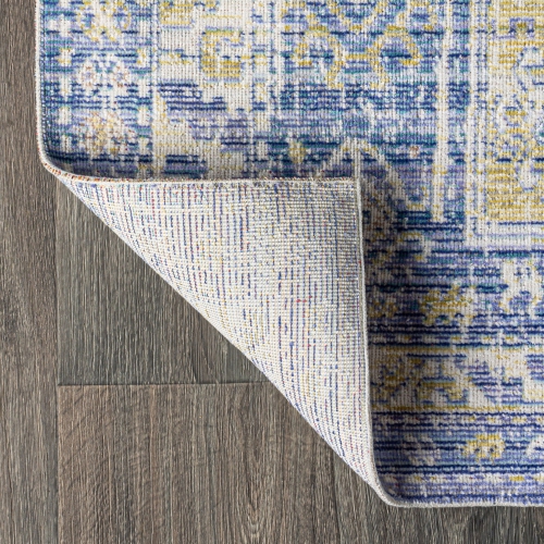 Darija Ornate Geometric Medallion Area Rug